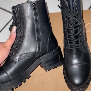 UO Billie Tall Lace Up Boot / Combat boots